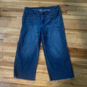 J. Jill  DENIM Wide Leg Crop Size 14R